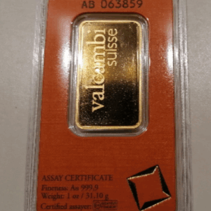 Goldbarren - 1 oz (31.1g) (Valcambi-Suisse)