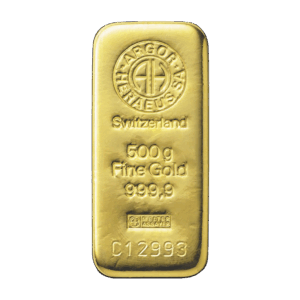 Goldbarren - 500 g 999,9 ARGOR-HERAEUS