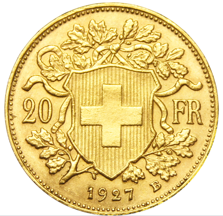 Vreneli - Schweiz 20 SFR 6,45 g Goldmünze