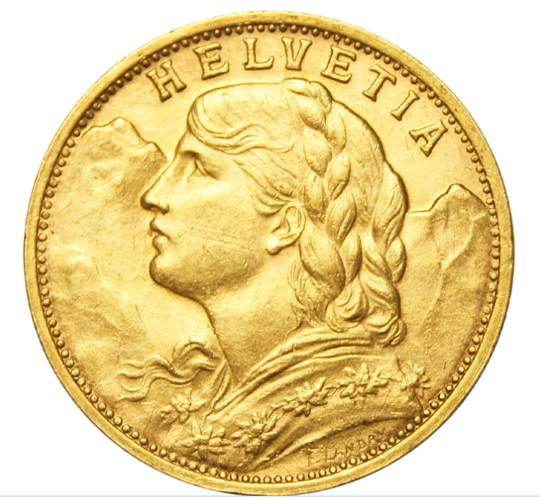 Vreneli - Schweiz 20 SFR 6,45 g Goldmünze – Bild 2