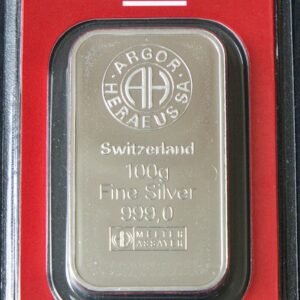 Silberbarren - 100 g Feinsilber 999.0